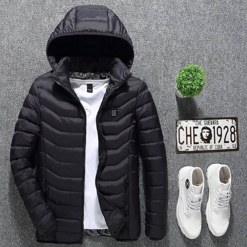 Simon | Verwarmd puffer jas