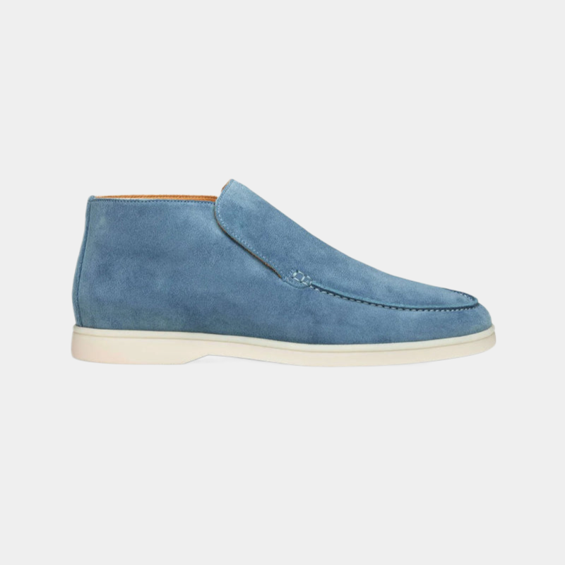Elegante kalfssuède heren loafer