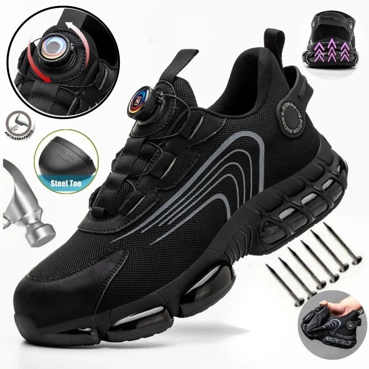 Unisex | Werkschoenen met draaibare gesp