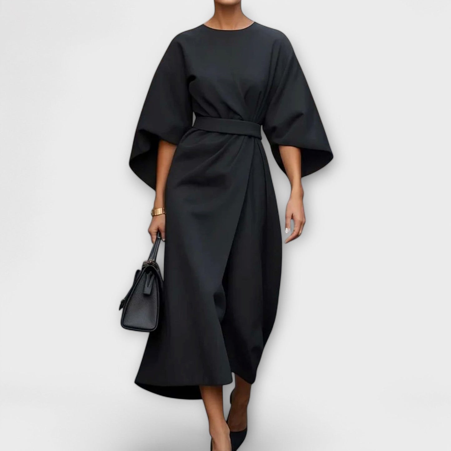 Elegante jurk met mouwen