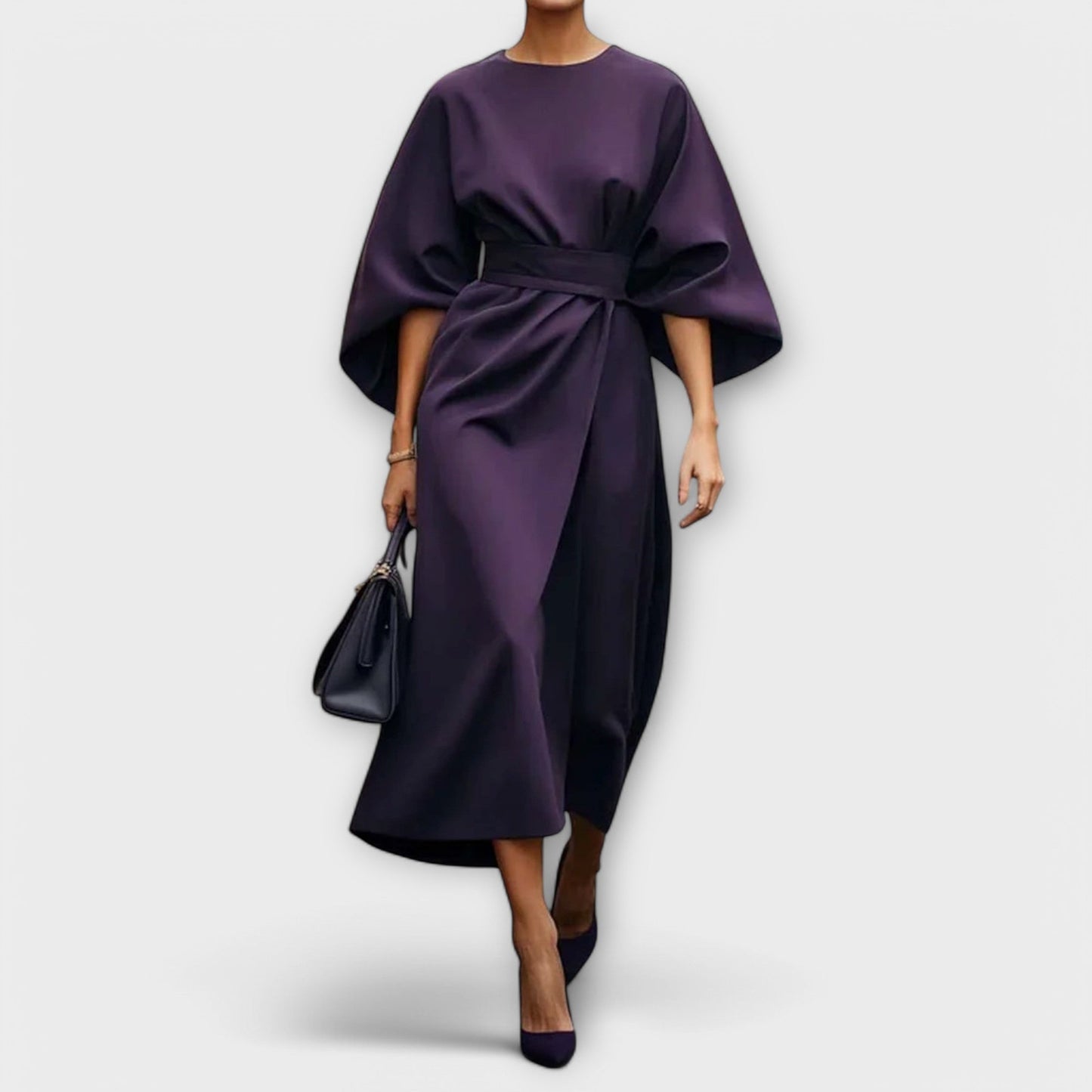 Elegante jurk met mouwen