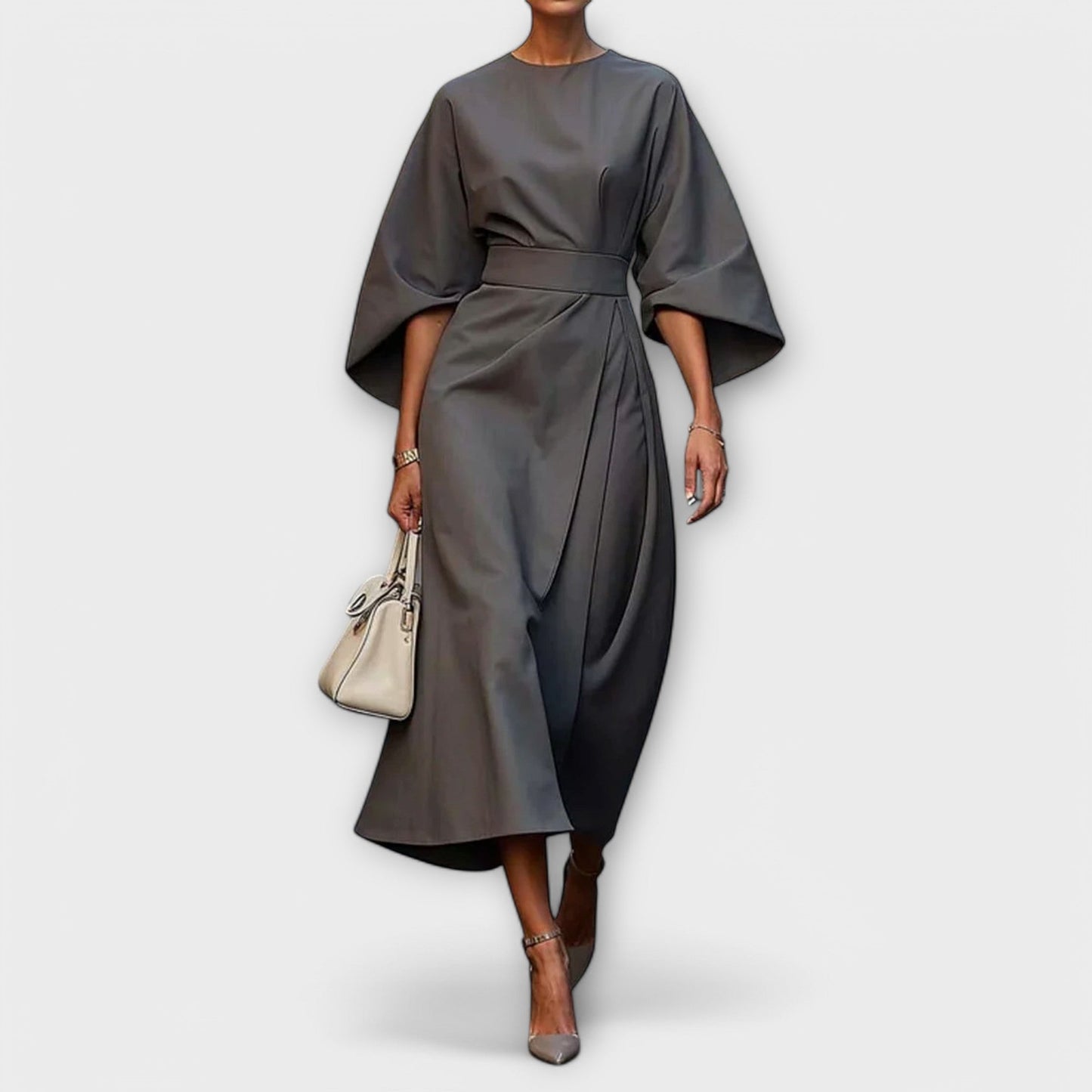 Elegante jurk met mouwen