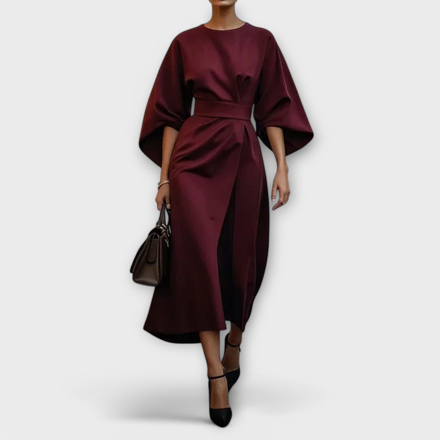 Elegante jurk met mouwen