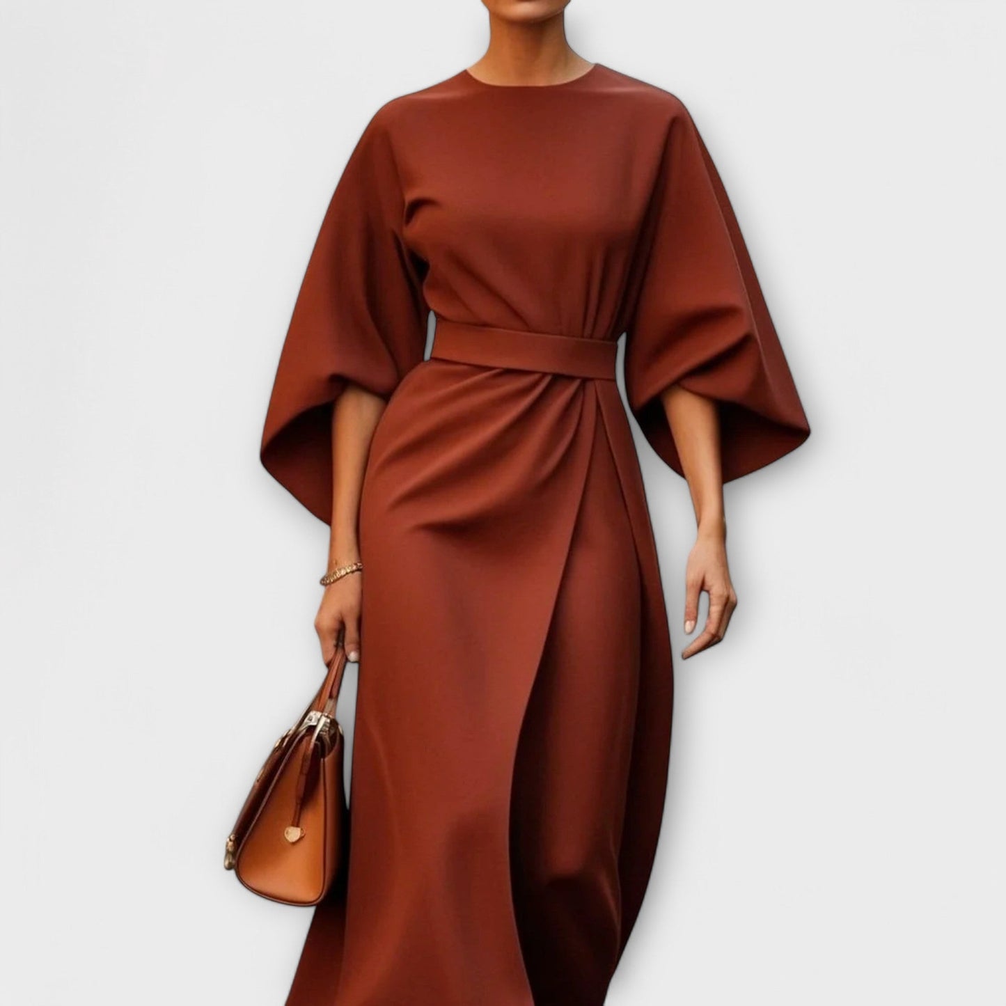 Elegante jurk met mouwen
