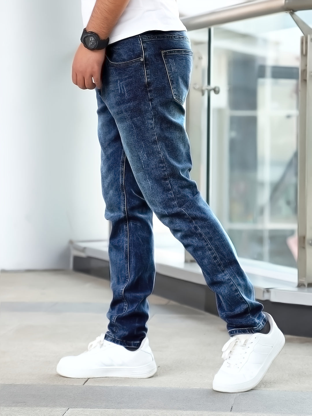 Heren Jeans | Klassiek Design | Medium Stretch Denim | Casual & Comfortabel