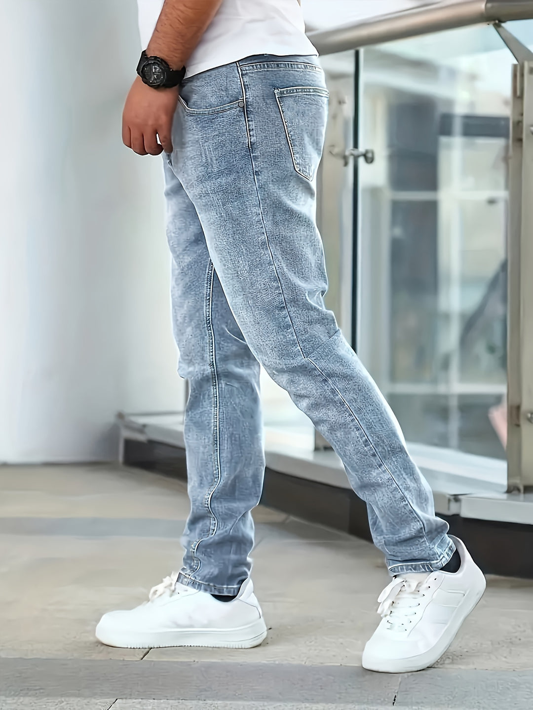 Heren Jeans | Klassiek Design | Medium Stretch Denim | Casual & Comfortabel