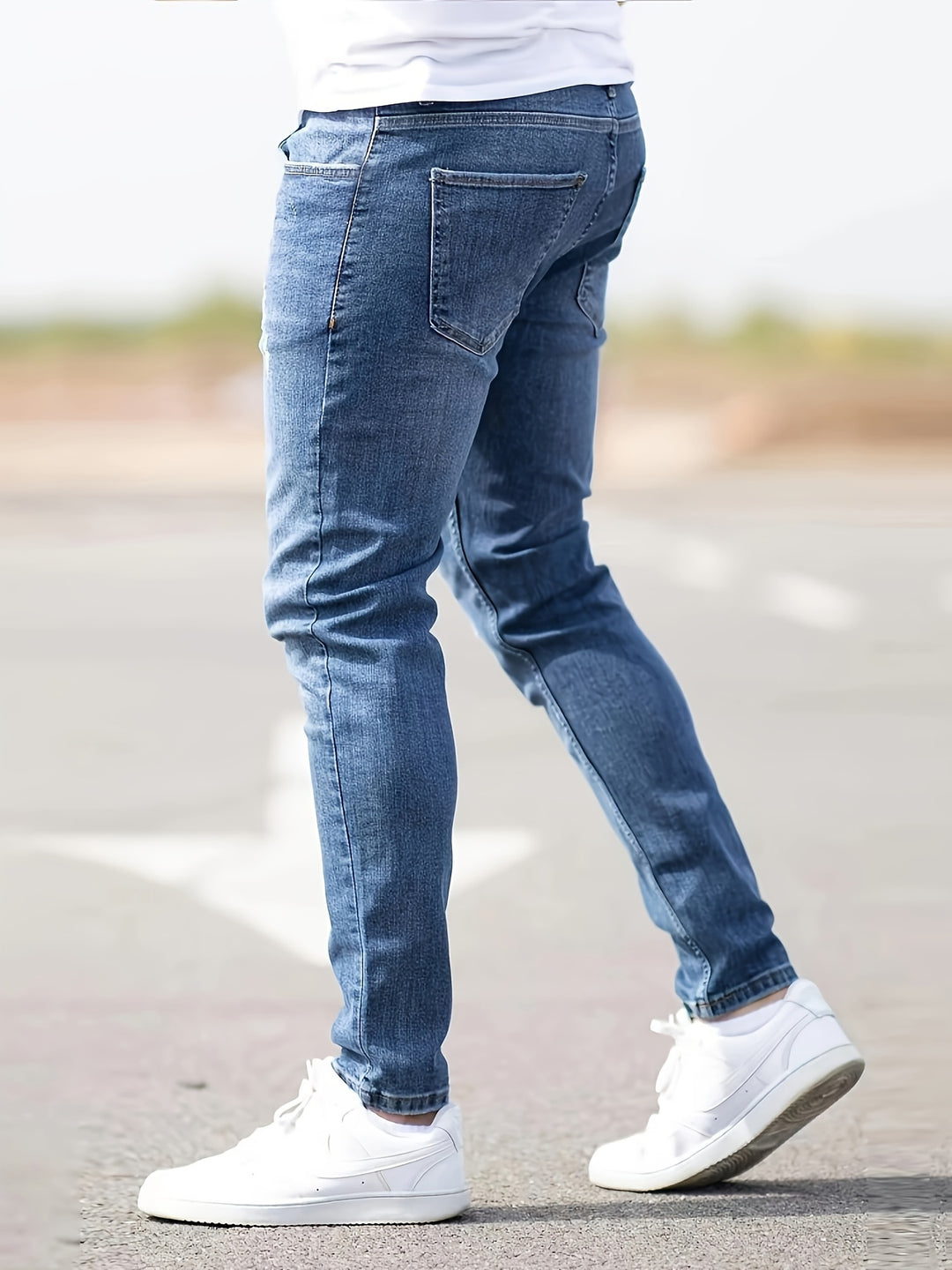Heren Skinny Jeans | Medium Stretch Denim | Chique Street Style