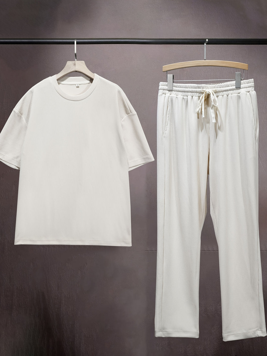 Heren Casual Set | T-shirt & Broek | Comfortabel & Elastisch | Lente & Zomer