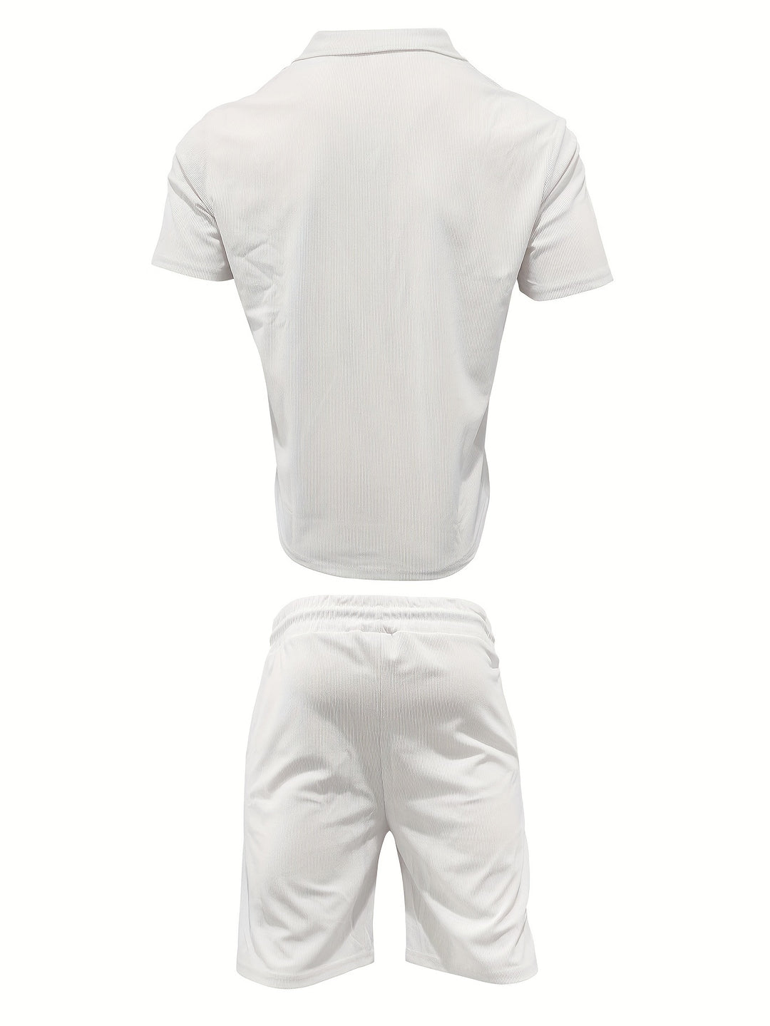 Heren 2-Delige Zomerset | Ademend & Stijlvol | Korte Mouwen Overhemd & Shorts