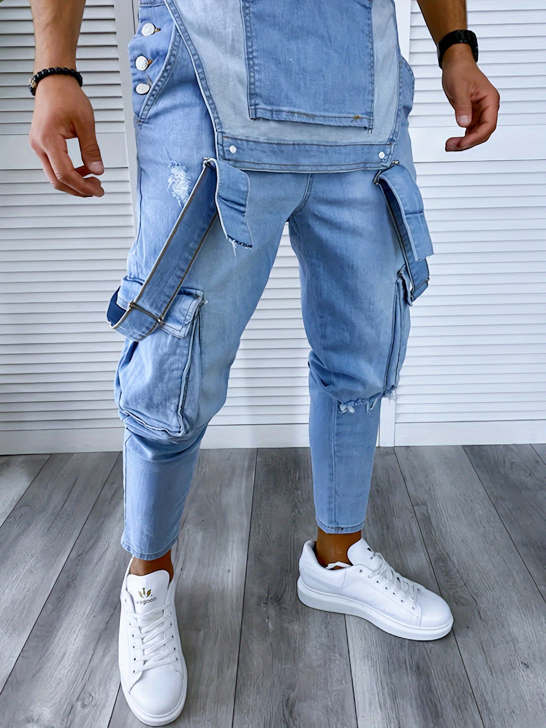 Heren Retro Denim Tuinbroek | Casual Overalls | Tijdloos & Comfortabel