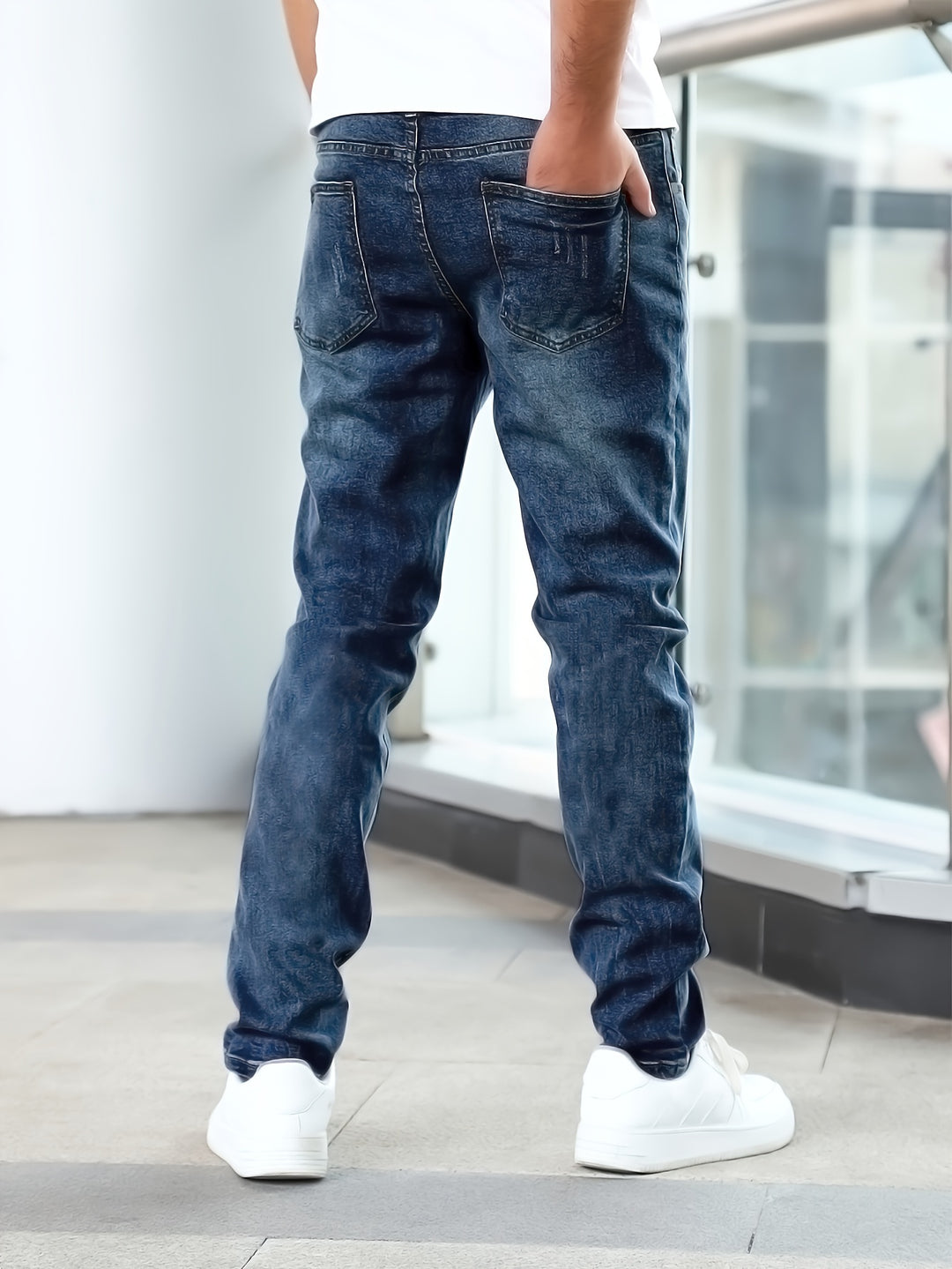 Heren Jeans | Klassiek Design | Medium Stretch Denim | Casual & Comfortabel