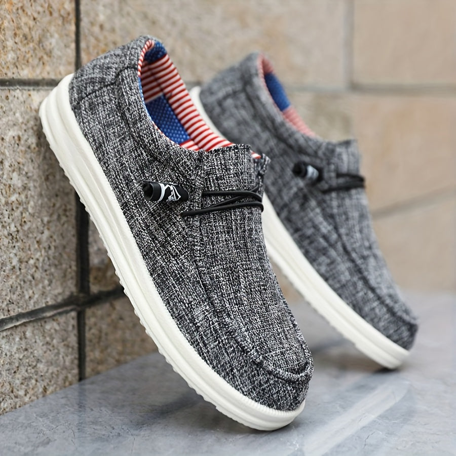 Heren Slip-On Schoenen | Lichtgewicht Canvas | Comfortabel & Casual | Lente