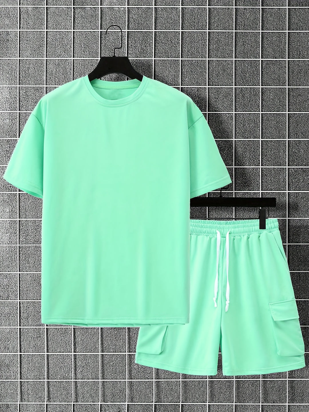 Heren Sportkleding Set | Ademende Stof | Comfort & Stijl | T-Shirt & Shorts