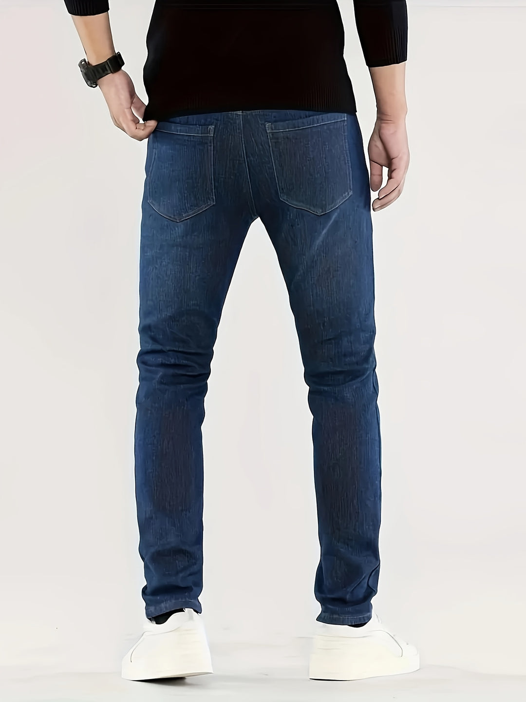 Heren Jeans | Skinny pasvorm | Stretch Denim | Klassiek Blauw