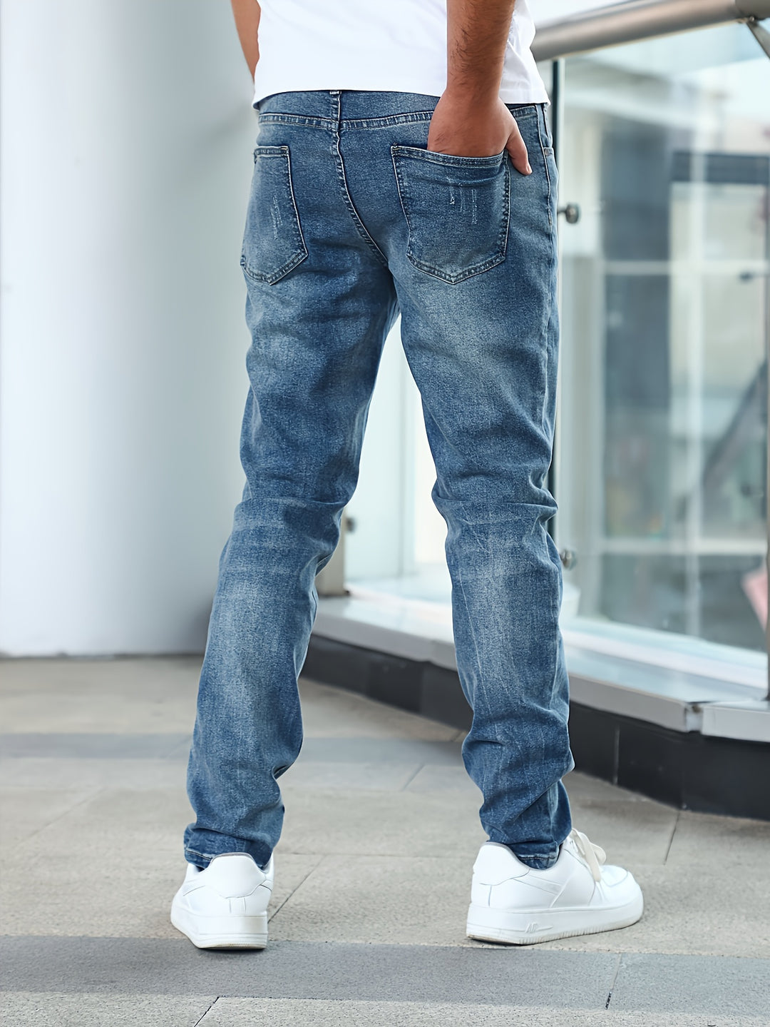 Heren Jeans | Klassiek Design | Medium Stretch Denim | Casual & Comfortabel