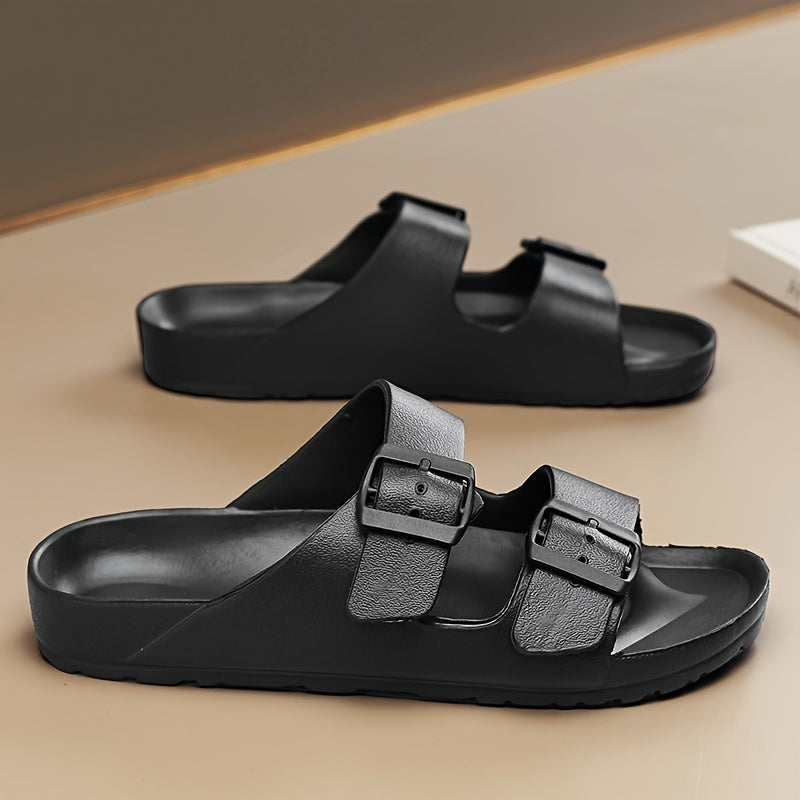 Heren Slippers | Ademende EVA | Verstelbare Gespbandjes | Comfortabel & Duurzaam