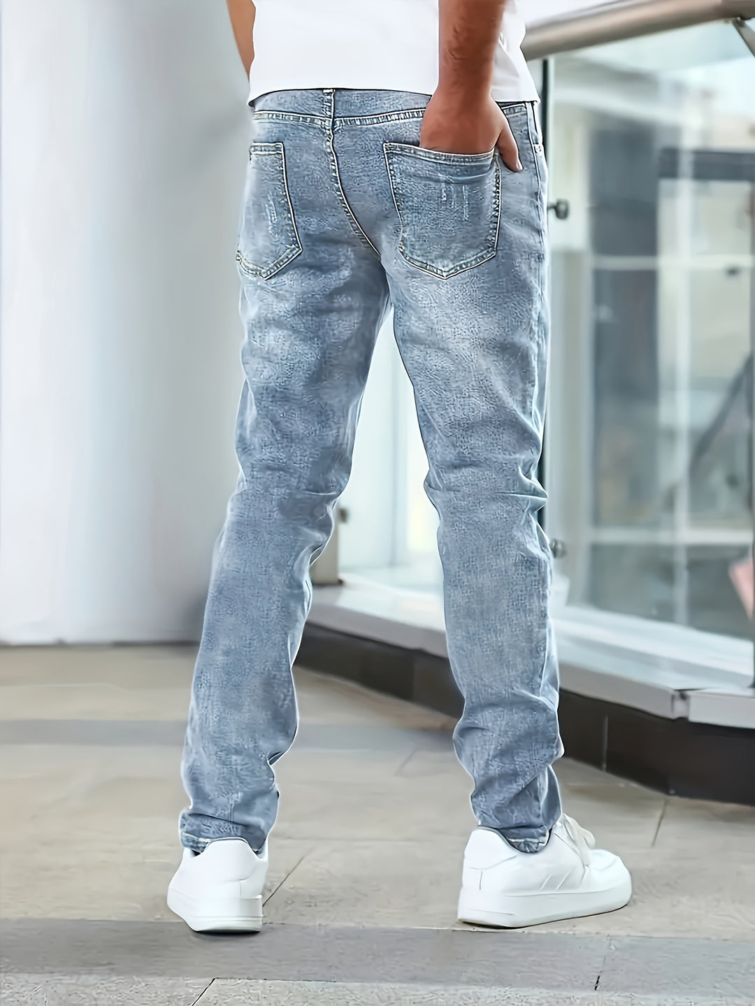 Heren Jeans | Klassiek Design | Medium Stretch Denim | Casual & Comfortabel