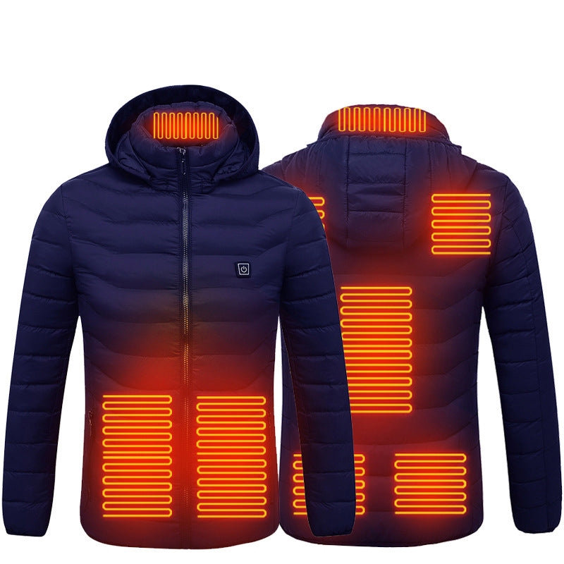 Simon | Verwarmd puffer jas