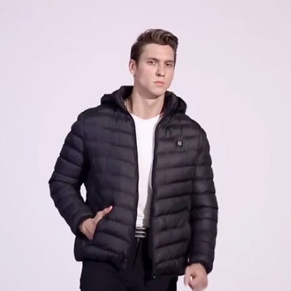 Simon | Verwarmd puffer jas