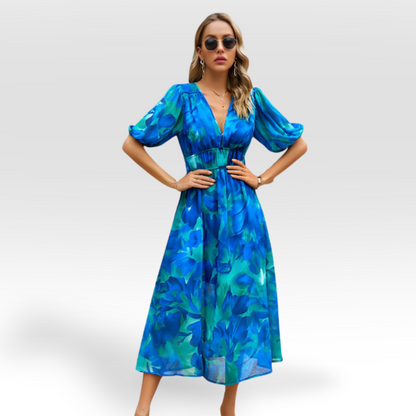 Chantal | Charmante jurk met V-hals
