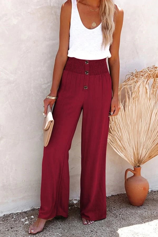 Damesbroek met verhoogde taille