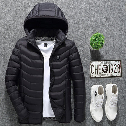 Simon | Verwarmd puffer jas