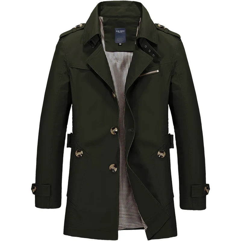 Luxueuze trenchcoat