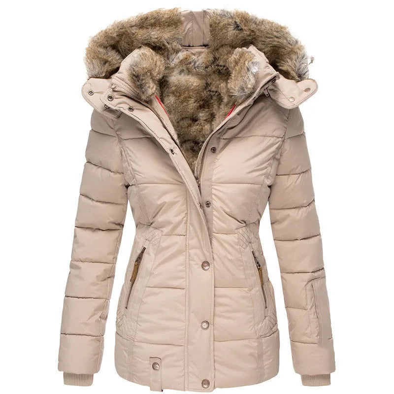 Nora | Winterjas met Luxe bontvoering