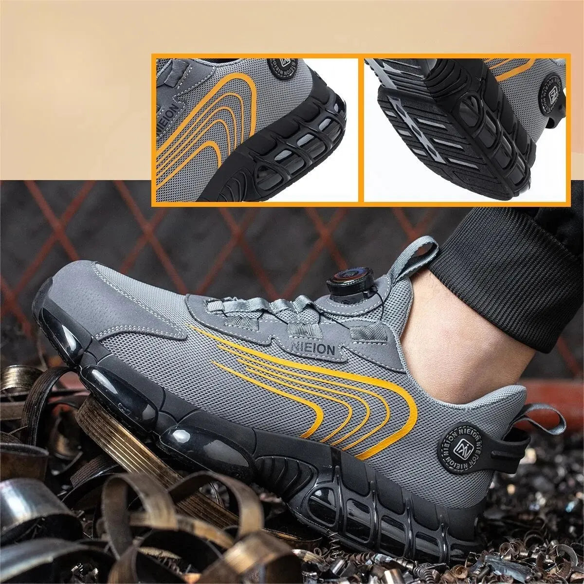 Unisex | Werkschoenen met draaibare gesp