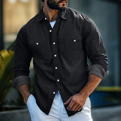 Denim Shirt voor Heren