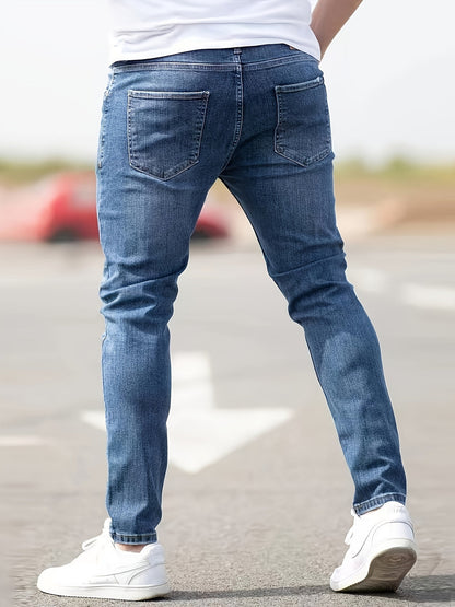 Heren Skinny Jeans | Medium Stretch Denim | Chique Street Style