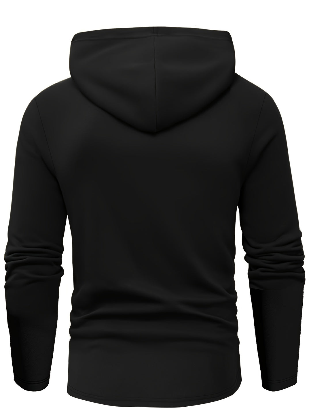 Heren hoodie | Lichtgewicht & Ademend | Trekkoord & Drie-Knopen Sluiting | Casual & Sportief