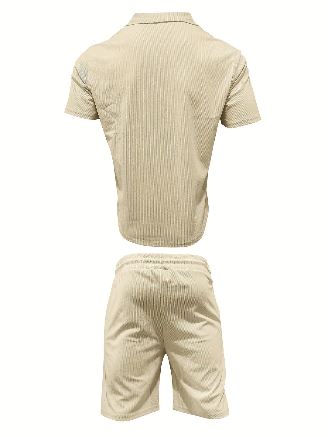 Heren 2-Delige Zomerset | Ademend & Stijlvol | Korte Mouwen Overhemd & Shorts
