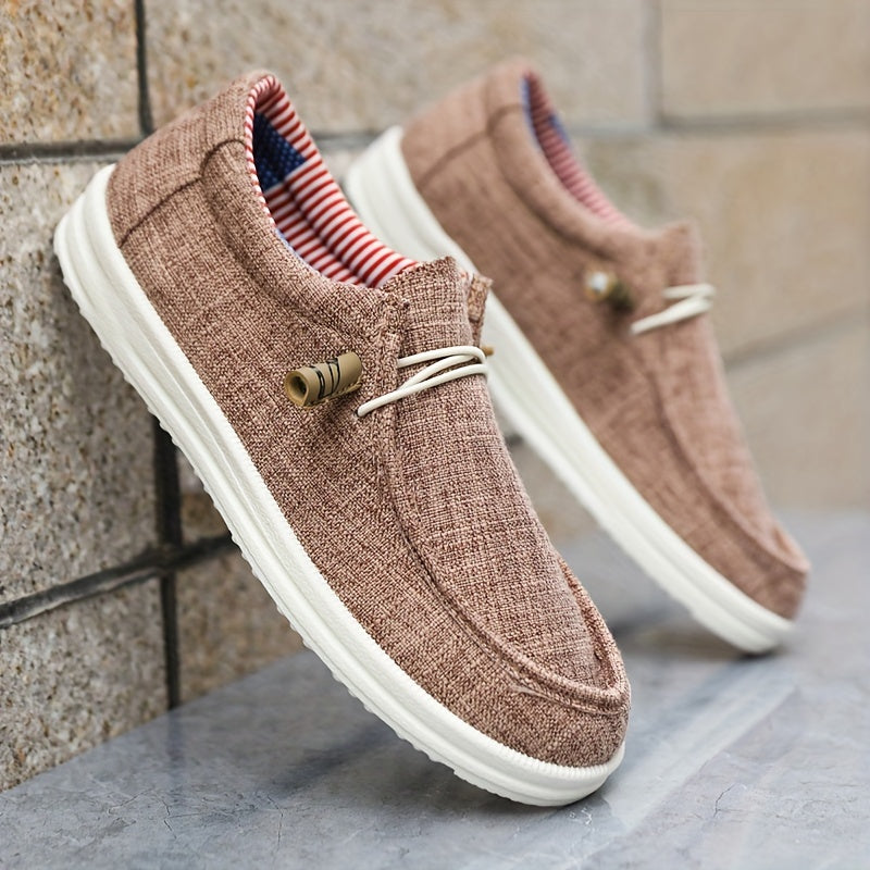 Heren Slip-On Schoenen | Lichtgewicht Canvas | Comfortabel & Casual | Lente