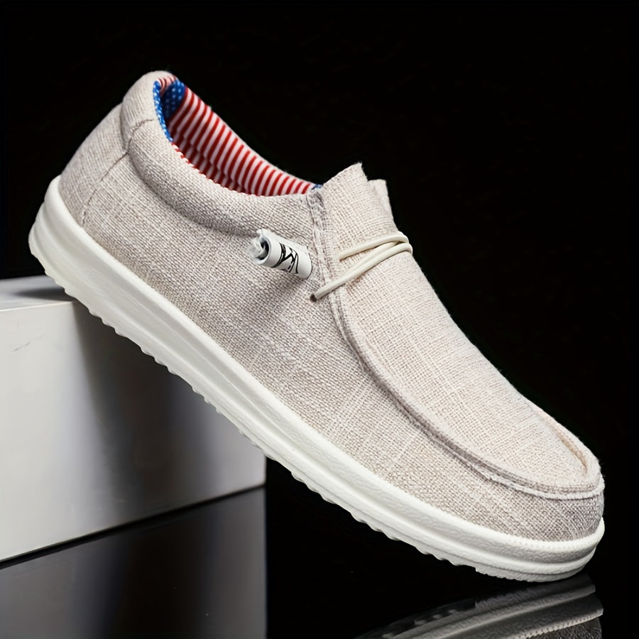 Heren Slip-On Schoenen | Lichtgewicht Canvas | Comfortabel & Casual | Lente