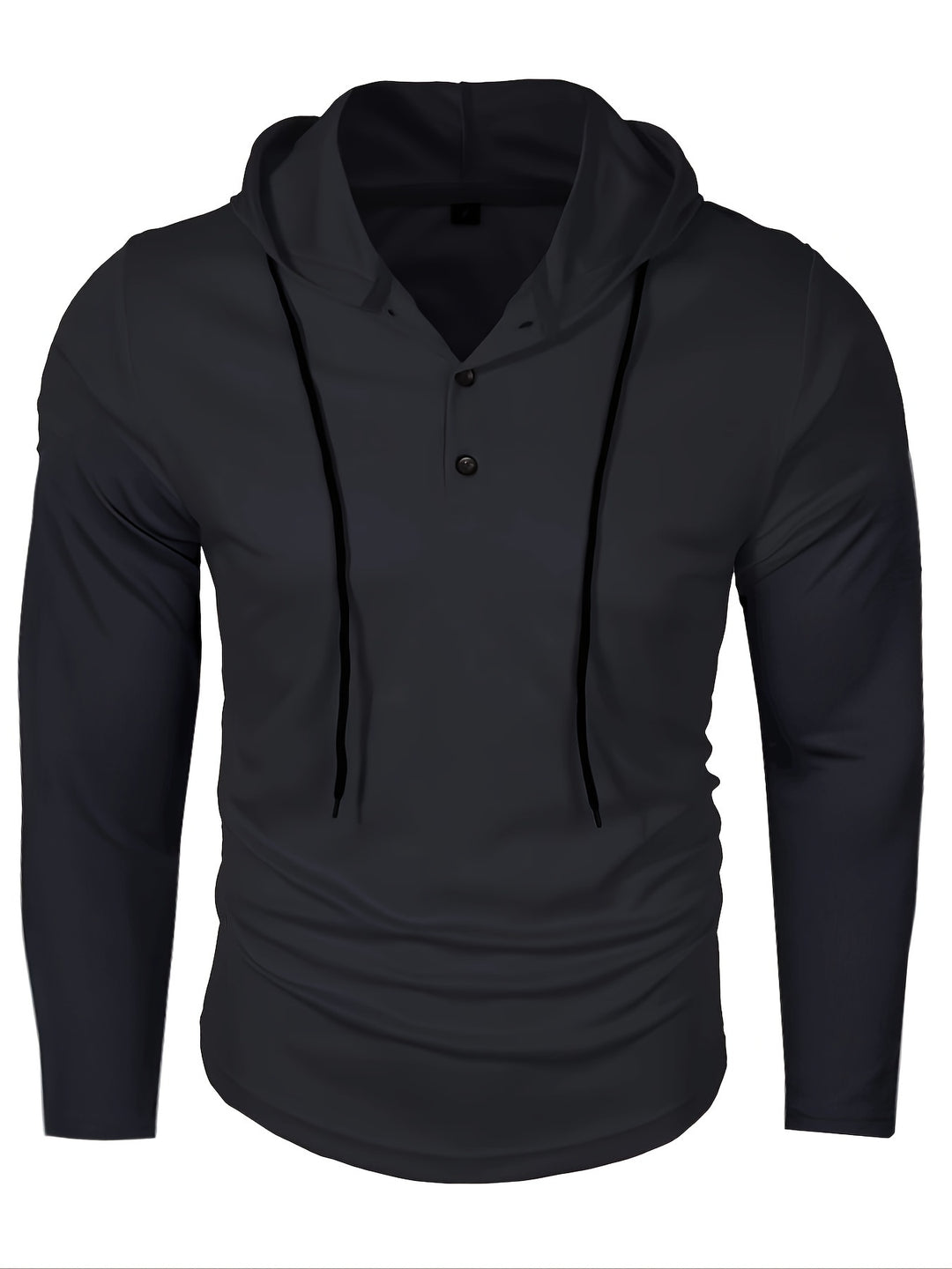 Heren hoodie | Lichtgewicht & Ademend | Trekkoord & Drie-Knopen Sluiting | Casual & Sportief
