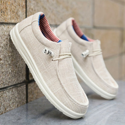 Heren Slip-On Schoenen | Lichtgewicht Canvas | Comfortabel & Casual | Lente