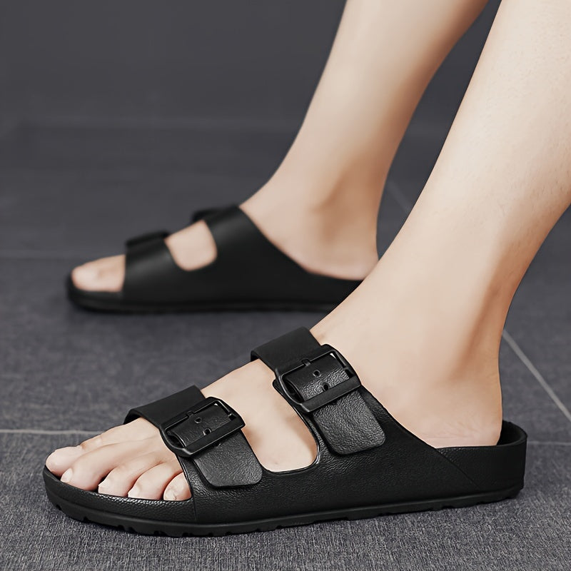 Heren Slippers | Ademende EVA | Verstelbare Gespbandjes | Comfortabel & Duurzaam