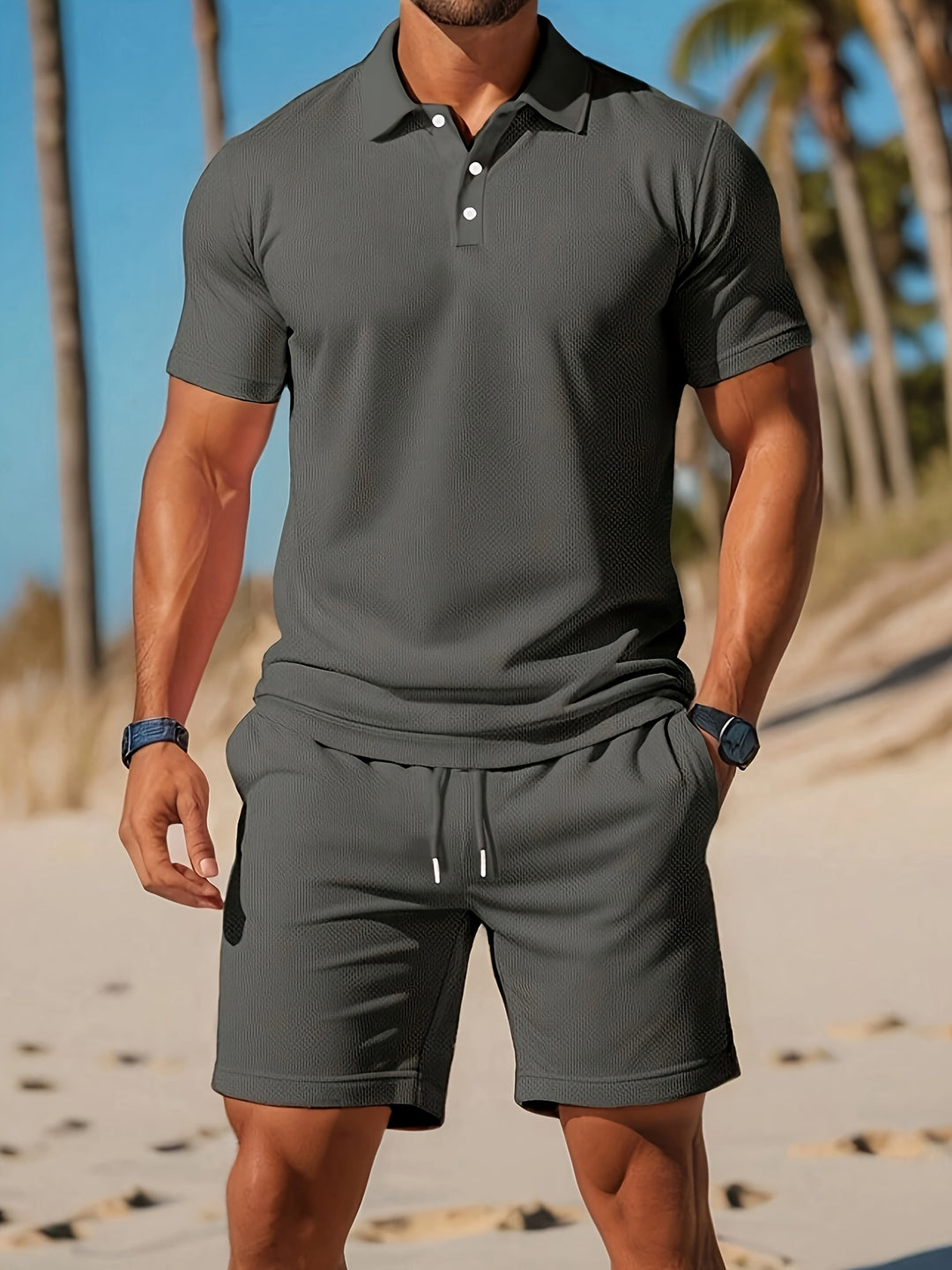 Heren Zomersport Set | Lichtgewicht & Casual | Stijlvol & Comfortabel