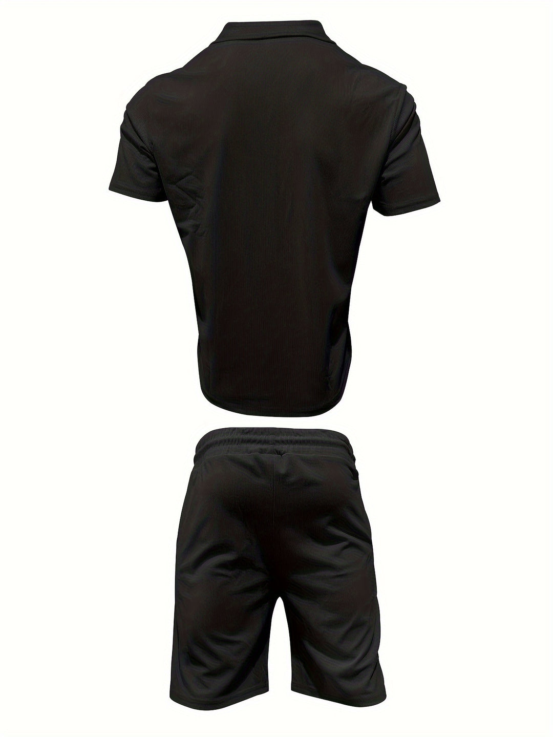Heren 2-Delige Zomerset | Ademend & Stijlvol | Korte Mouwen Overhemd & Shorts