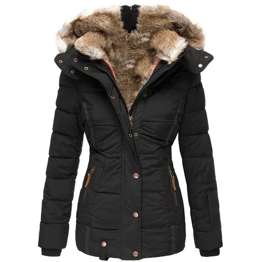 Nora | Winterjas met Luxe bontvoering