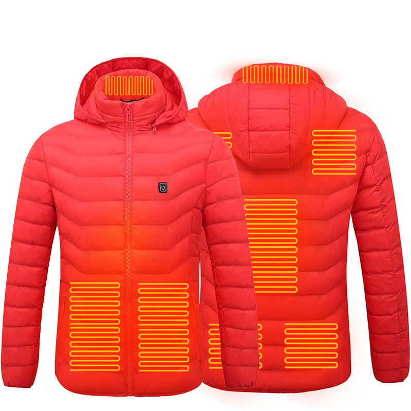 Simon | Verwarmd puffer jas
