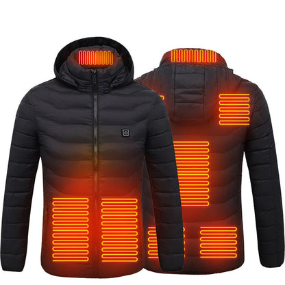 Simon | Verwarmd puffer jas